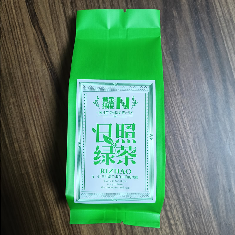 山东特产炒青日照绿茶袋装春季新茶板栗香绿色袋装