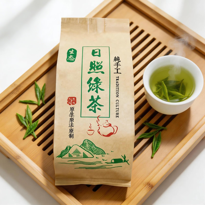 2026山东特产炒青日照绿茶袋装春季新茶板栗香